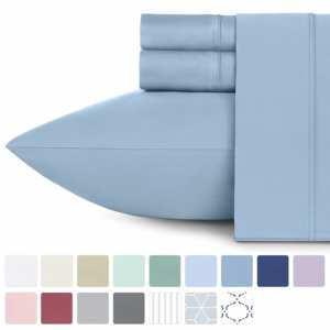 California Design Den 100% Cotton Sheets Set - Best Bed Sheets For Hot Sleepers