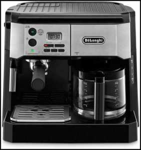De'Longhi BCO430BM Coffee Maker With Espresso Option with Advanced Cappuccino System